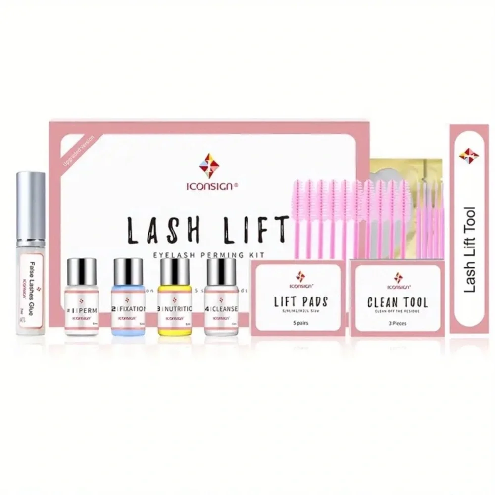 Lash Lift Eyelash Perming Kit - Pink